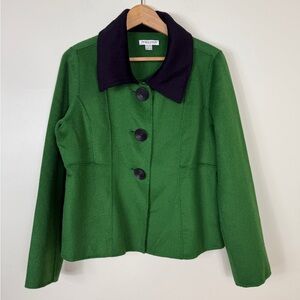 Pendleton Wool Green Blazer Jacket Womens Large